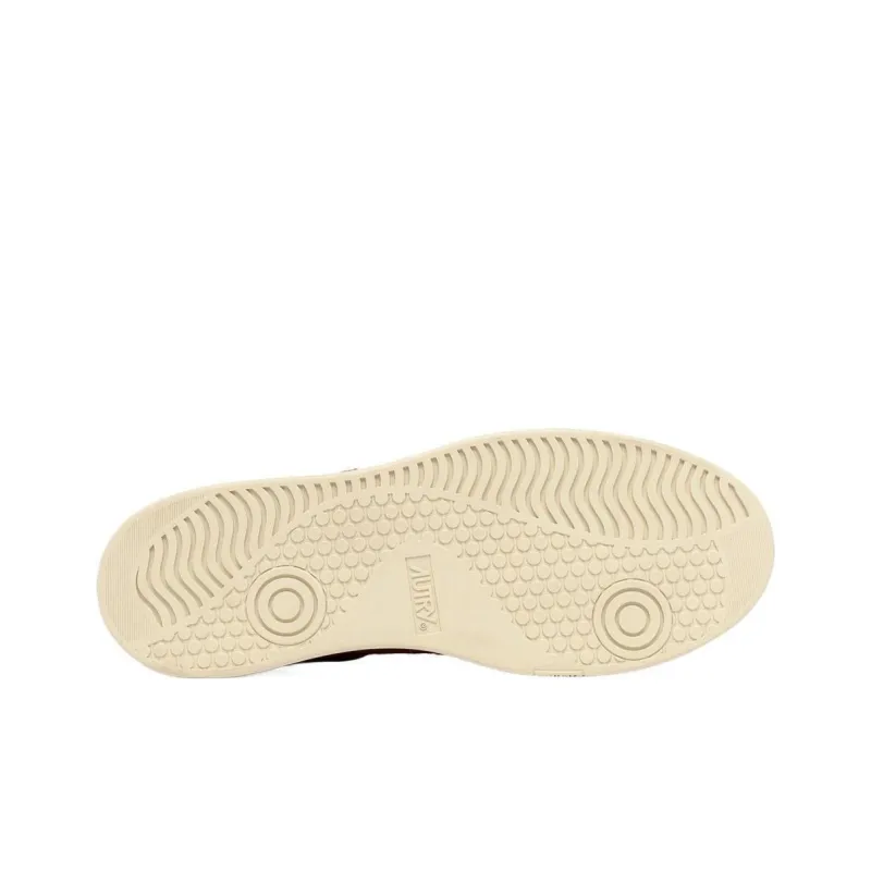 AUTRY New Flat Low Suede 'Red And Powder Pink' Women's-4