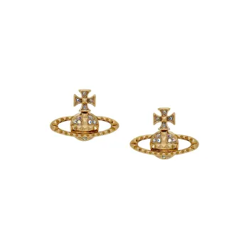 Vivienne Westwood Orb Crystal embellished Earrings