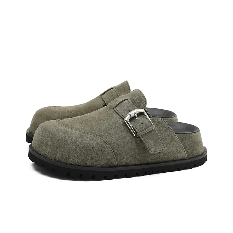 KMD Closed Toe Slippers 5cm Women's-11