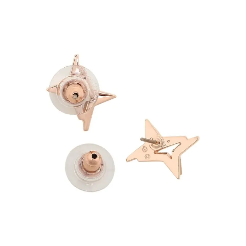 Swarovski Halve Earrings Women's Gold-1