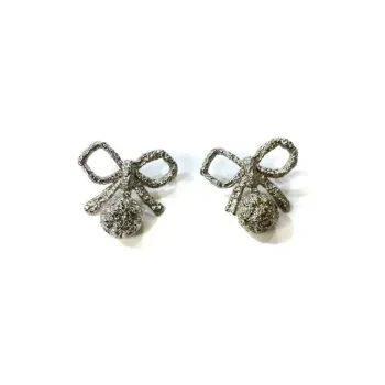 Balenciaga Earrings Women's Silver