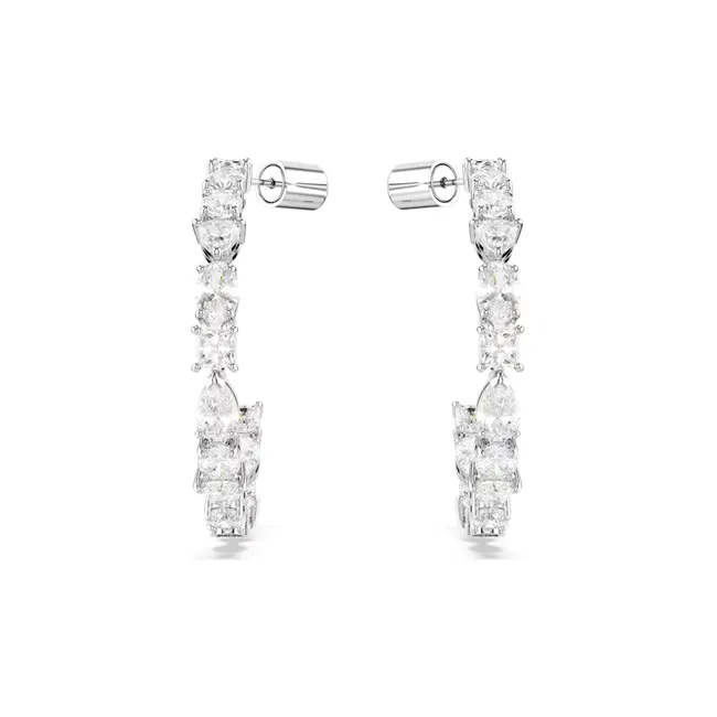 Swarovski Matrix Hoop Earrings-1