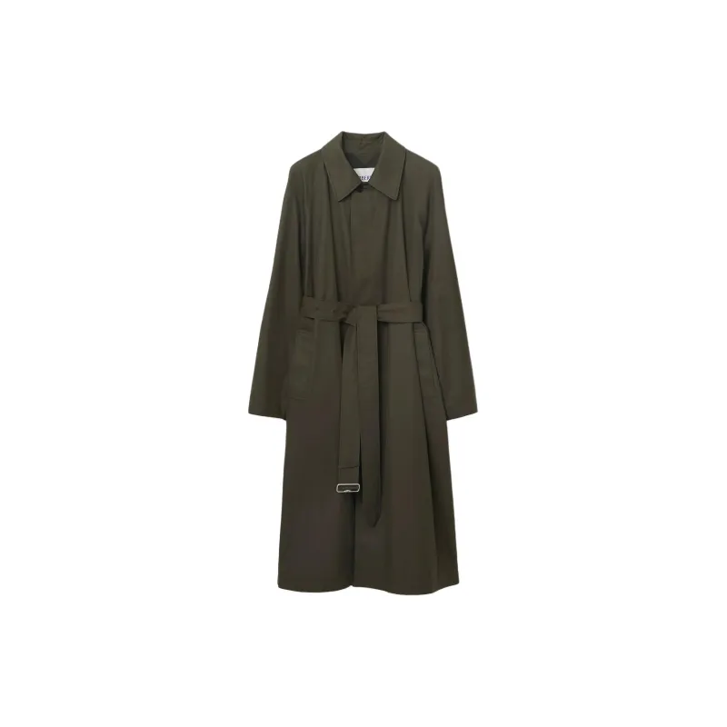 Burberry Check plaid Reversible Trench Coat-2