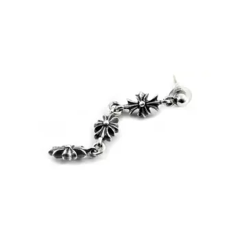 Chrome Hearts 925 Sterling Silver Earrings Unisex Silver