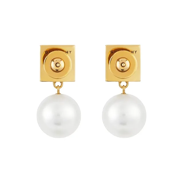 Givenchy 4G Pendant Stud Earrings-2