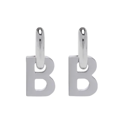 Balenciaga Earrings Women's Silver