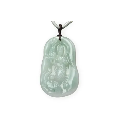 Qingjing Jadeite Pendants Unisex