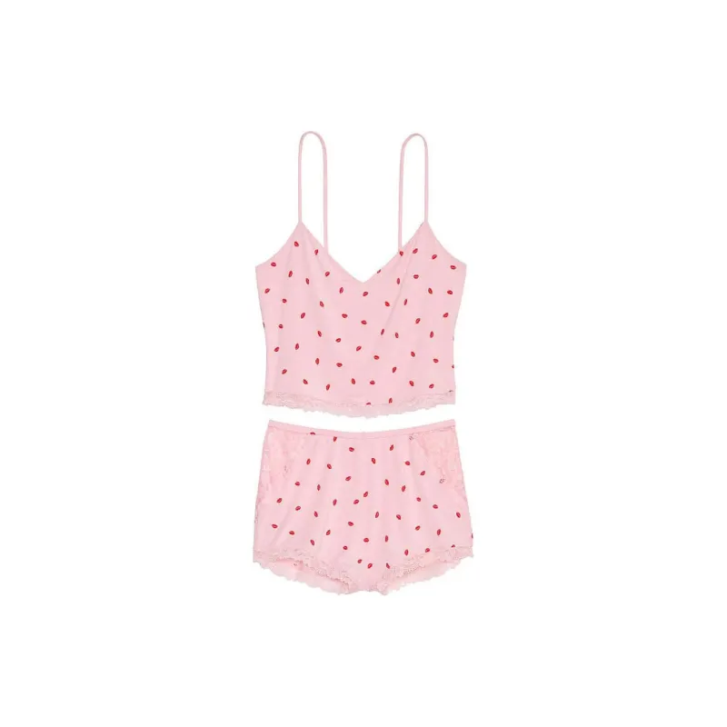 VICTORIA'S SECRET Pajama Set Women's Pink-0