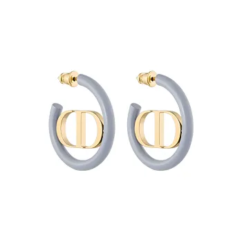 DIOR Earrings Women's Blue Gray