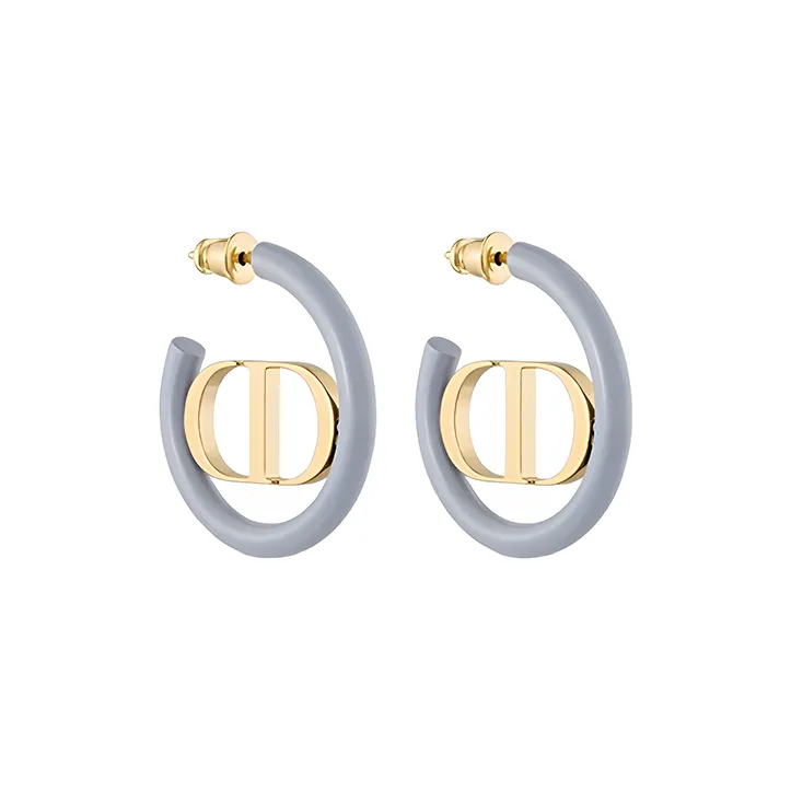 DIOR Earrings Women's Blue Gray-0