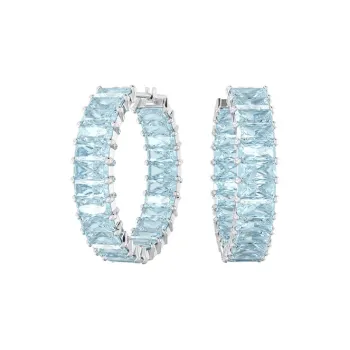 Swarovski Matrix Hoop Earrings