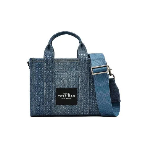 MARC JACOBS The Small Crystal Denim Tote Bag