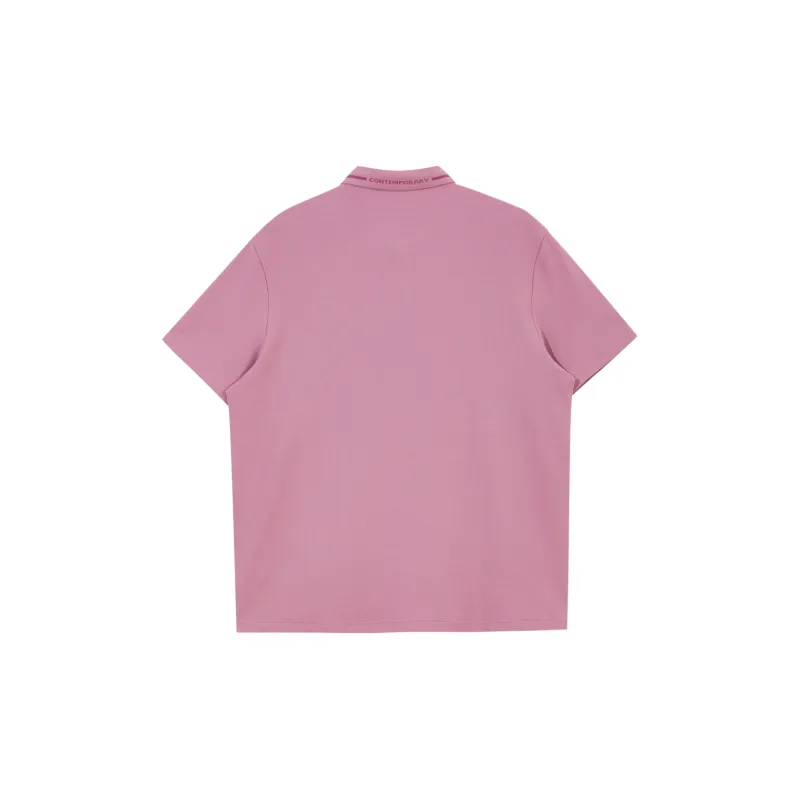 JACK JONES· Polo Shirt Men's E16 Dark Orchid Blossom Pink-1
