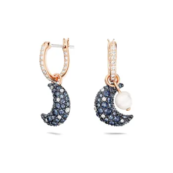 Swarovski Enamel Earrings Women's Blue