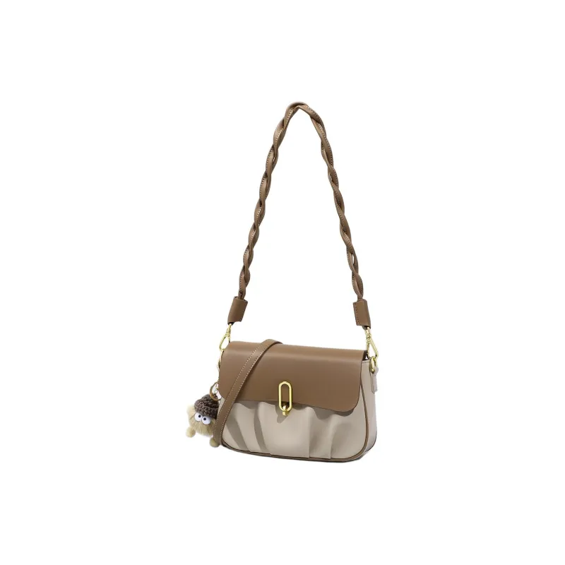 MILLIE'S Cow Leather With Synthetic Leather Shoulder Bag, Cloud Bag, Shoulder Bag Women's-7