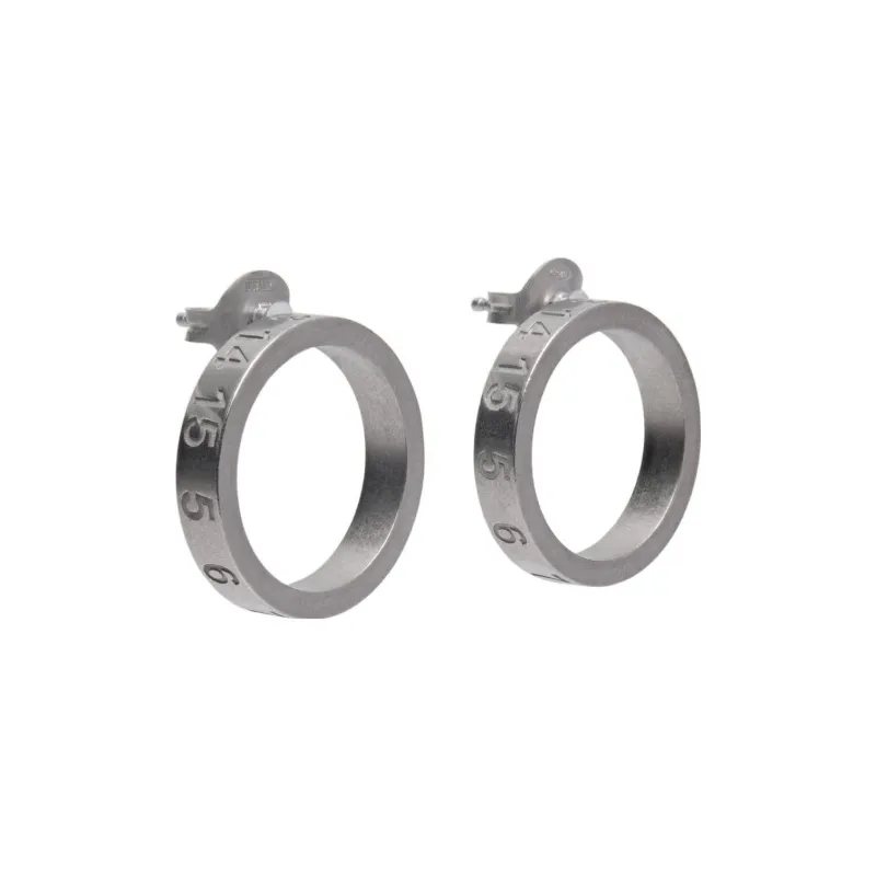 Maison Margiela Number Logo Earrings-0