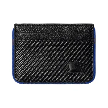Burberry Calfskin Card Holder Men's Black