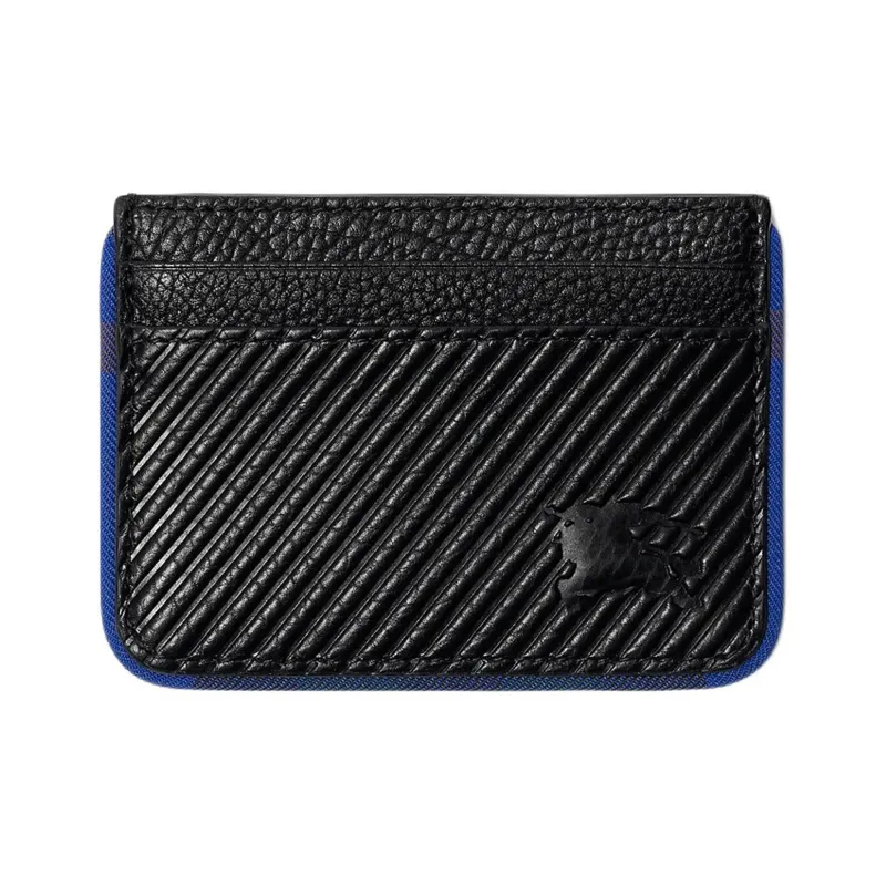 Burberry Calfskin Card Holder Men's Black-0