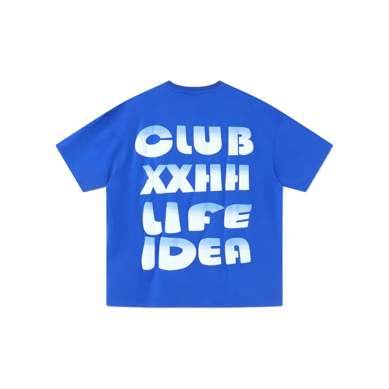 Clubxxhh T Shirts Unisex Blue-1