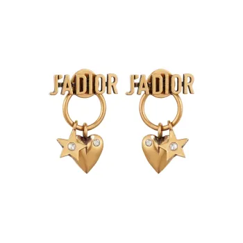 DIOR Metal Earrings Women's Gold