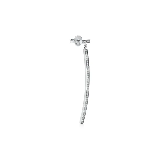 TIFFANY & CO. T Earrings Women's Silver-1