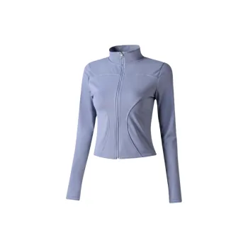 Canle Yoga Top Coat Quick Dry Cardigan For Women's Running Fitness