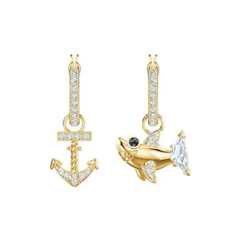 Swarovski Ocean Earrings Women's Gold