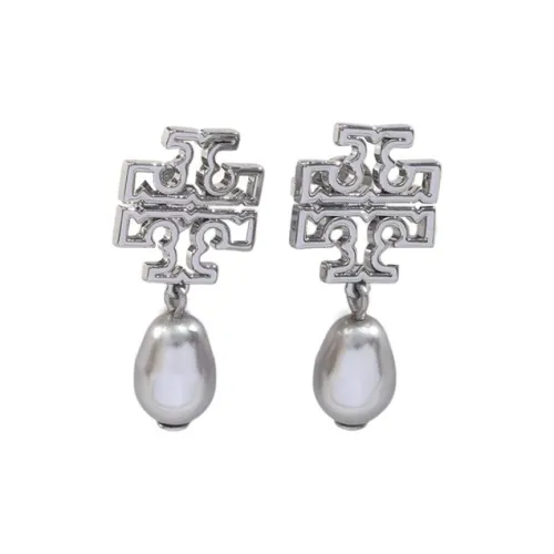 TORY BURCH Earrings Women's Silver