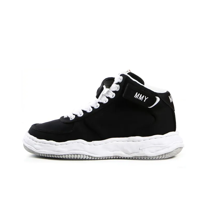 Maison MIHARA YASUHIRO Embroidered-logo Hi-top Sneakers-0
