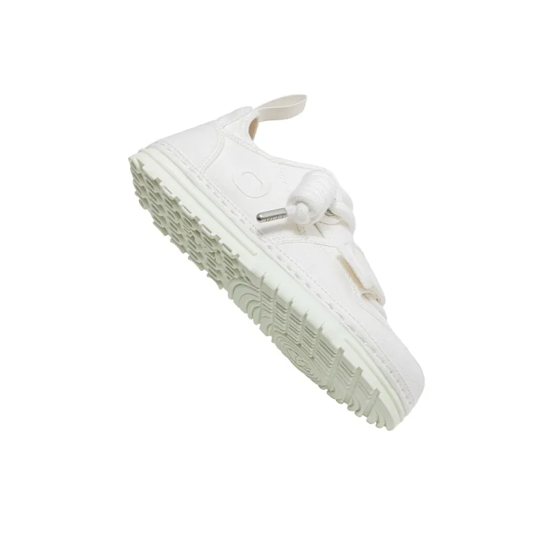 OETZI Classic Series 1 Wear-Resistant Lightweight Breathable Height Increasing Low-Top Skateboard Shoes Unisex White-4