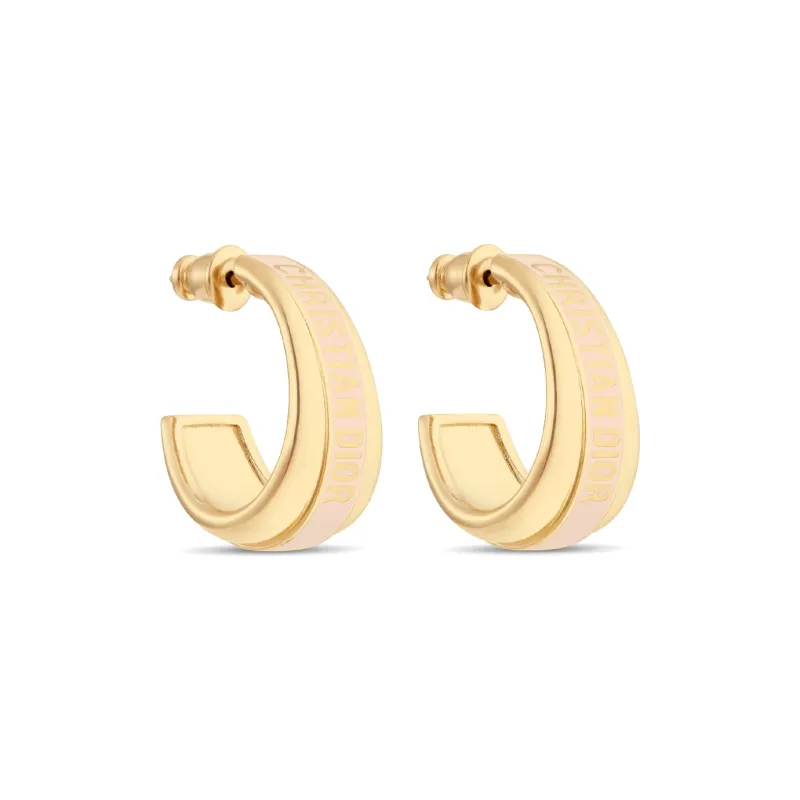 DIOR Earrings Women's Gold/Pink-1