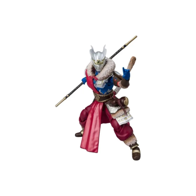 BANDAI S.H.Figuarts Ultraman Zero Sun Wukong Battle Robe Red Action Figures 15cm-2