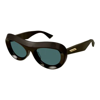 Bottega Veneta Oval Frame Sunglasses