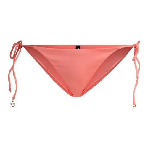 HUGO BOSS Tie-Side Bikini Bottoms With Logo Charm Underpants Women's 1 Pack Pink