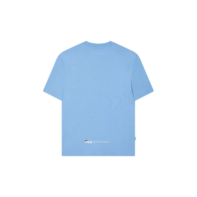 FILA SS24 T-Shirt Men's Cloudy Mountain Blue-1