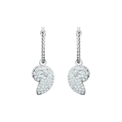 Swarovski Earrings Women's Aqua Green