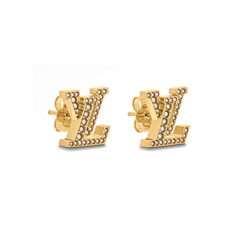 LOUIS VUITTON Metal Earrings Women's Gold-0
