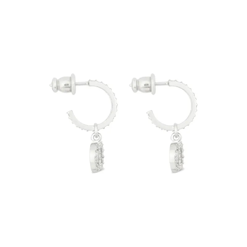 DIOR Earrings Women's Silver-2