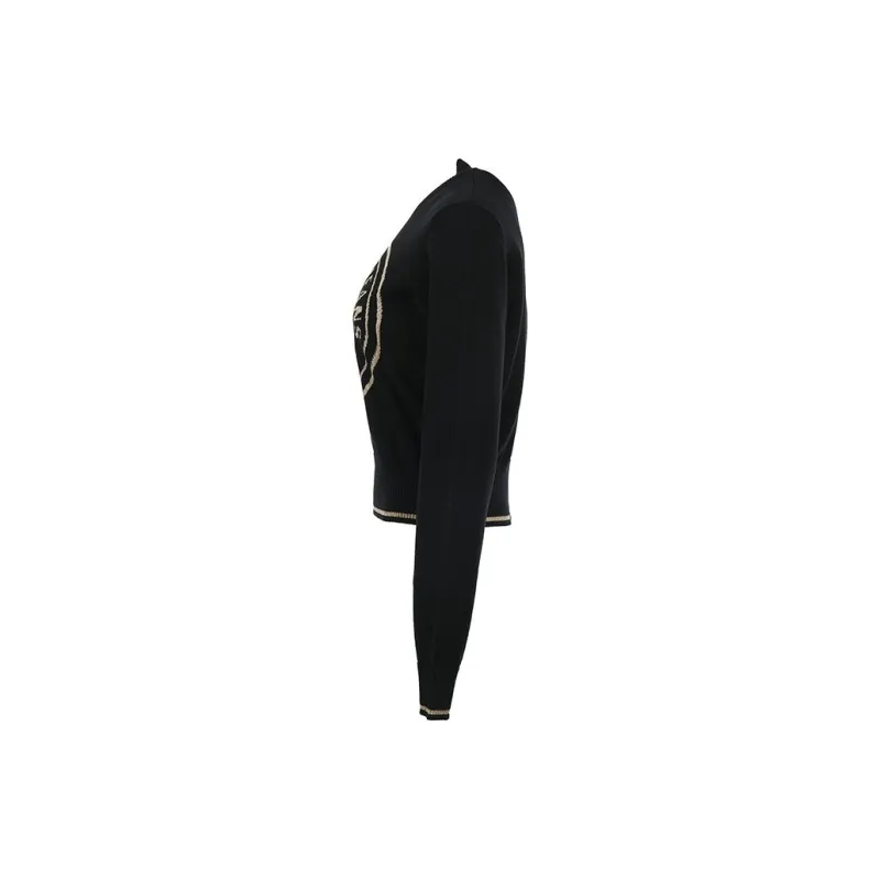 VERSACE JEANS COUTURE Logo intarsia Cotton Jumper-2