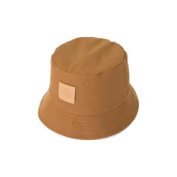 Mulberry Logo-patch Cotton Bucket Hat