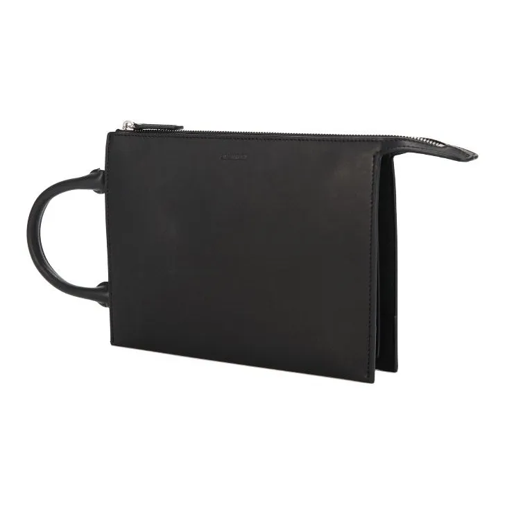 JIL SANDER Cow Leather Shoulder Bag, Crossbody Bag, Handbag Women's Black-2