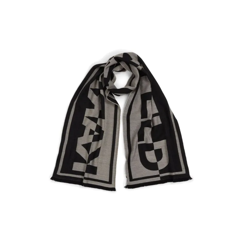 KARL LAGERFELD Knit Scarves Unisex Taupe-1
