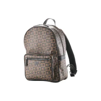 GUESS Synthetic Leather Backpack Men's Brown