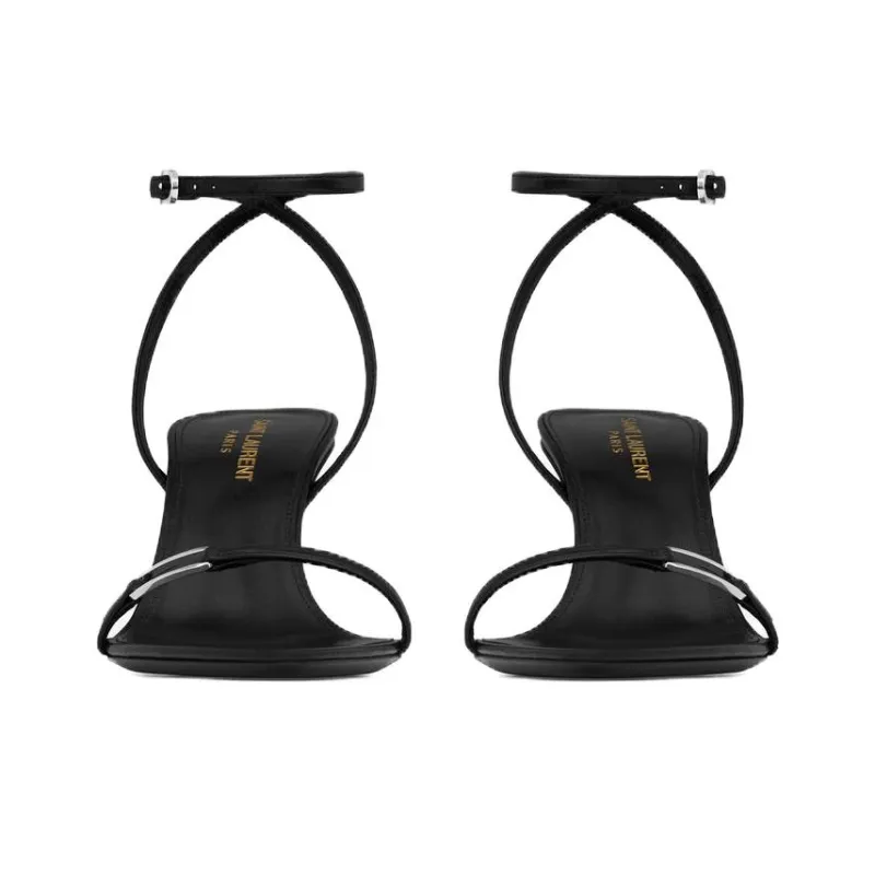 SAINT LAURENT Kitty Open Toe Sandals Women's-3