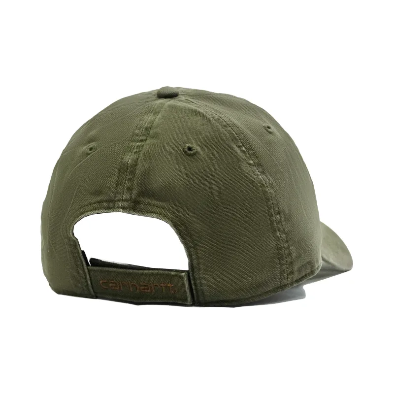 Carhartt Cotton Baseball Caps Unisex Army Green-2