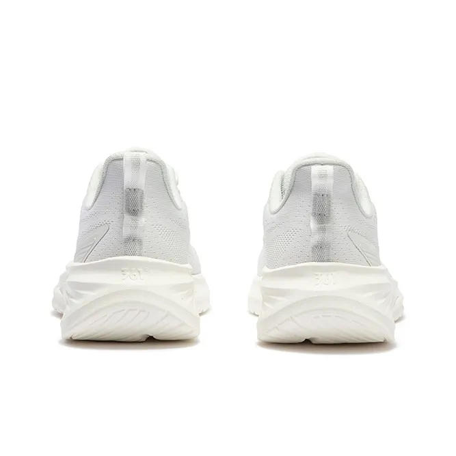 361° Blade Edge Cushioning, Slip Resistant, And Abrasion Resistant Low Top Running Shoes Women's Gray White-3