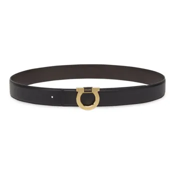 Ferragamo Gancini Leather Belt