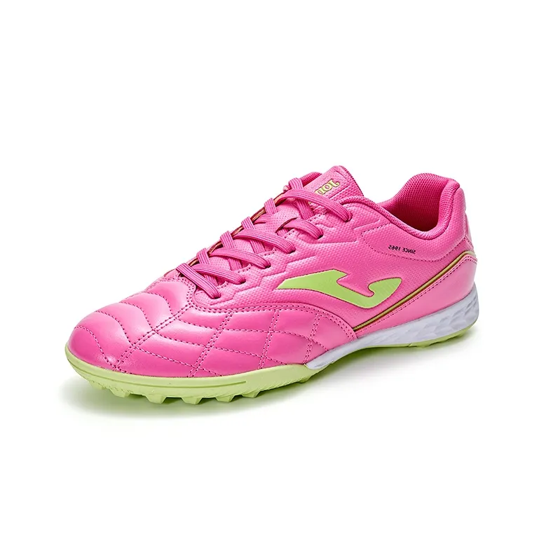 Joma TF Rubber Broken Studs Artificial Ground Anti Slip Wear Resistant Soccer Shoes Men's Rose Red-2