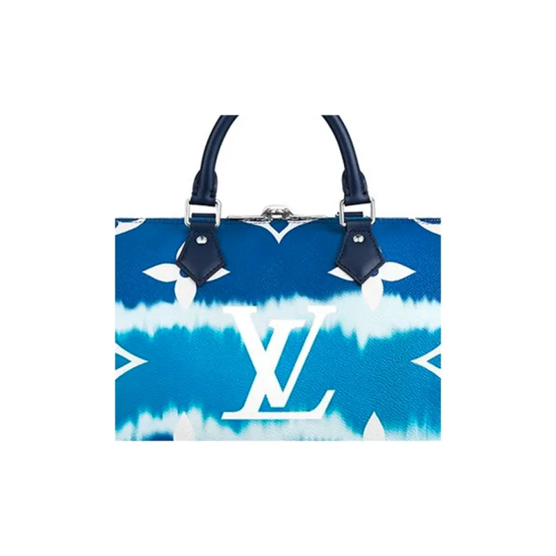 LOUIS VUITTON Speedy Bandouliere Lv Escale 30 Bleu-4