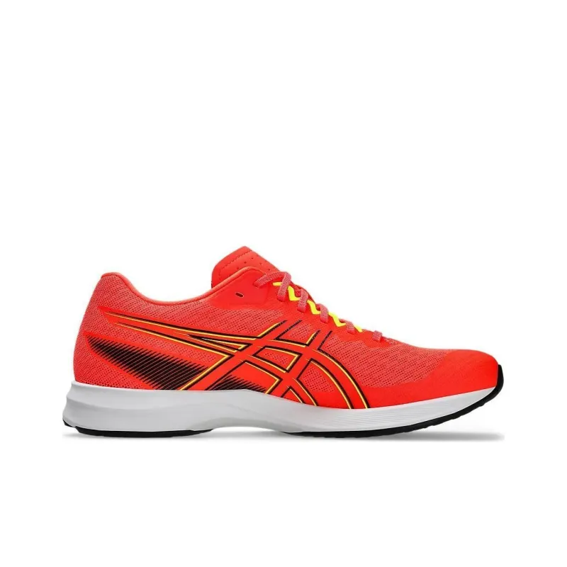 Asics Lyteracer 4 Slip Resistant Low Top Running Shoes Men's Red Black-1